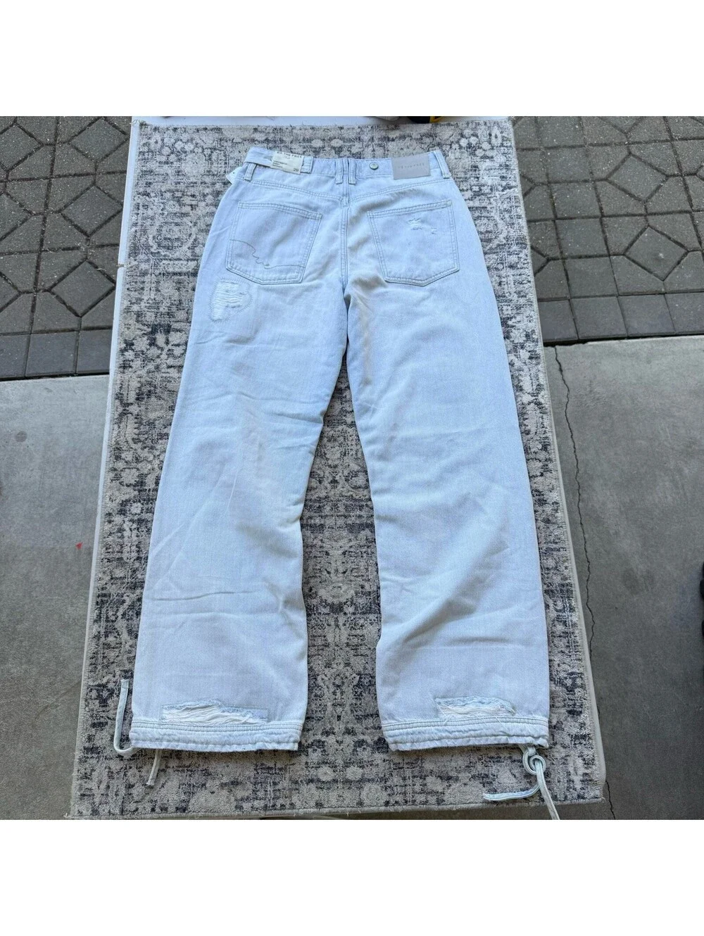 NEW FREE PEOPLE We The Free Don't Wait Up Boyfriend Jeans Women's Size 29